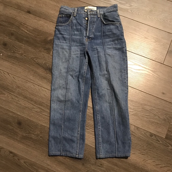 NWOT Reformation Cynthia HighRelaxed Jeans Pintuck - Picture 4 of 6
